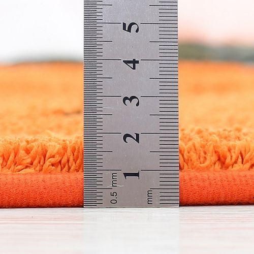 Fiber Round Carpet Floor Mats Imitation Wool
