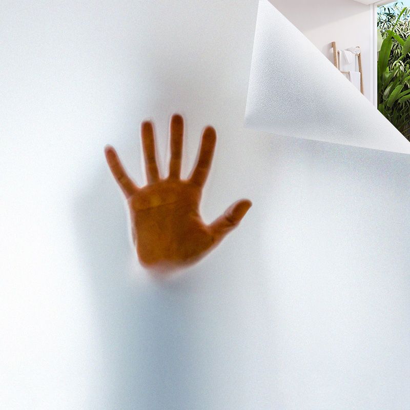 Frosted Window Film Waterproof Self Adhesive GlPrivacy Sticker For Kitchen Bedroom Office Window Decal For Glass-Pure Frosted
