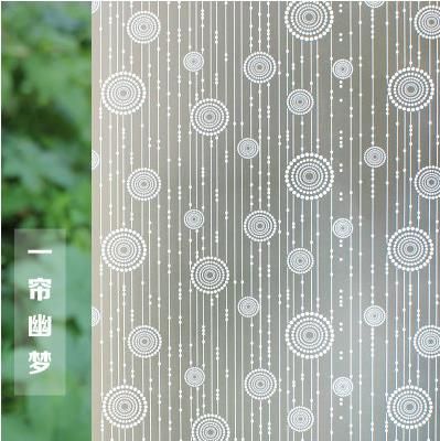 Adhesive Thickening Retro Windows Paste Paper-cut Frosted Window Sticker Paper Toilet Gla Sticker Is Not Transparent Bathroom-NO  07