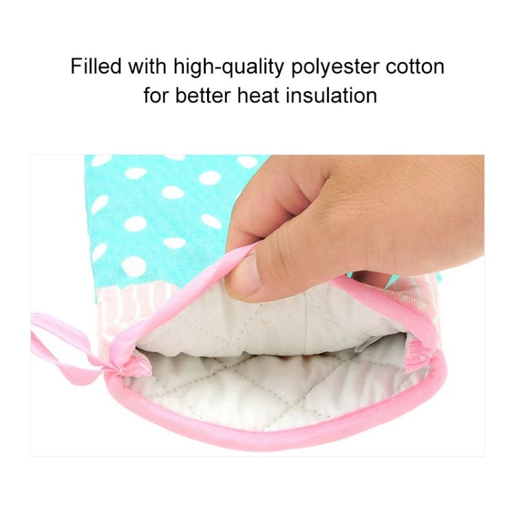 Thickened Anti-scald Baking Glove Multicolor Delivery 2 PCS