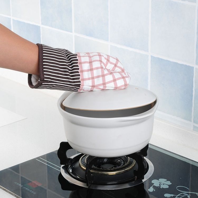 Thickened Anti-scald Baking Glove Multicolor Delivery 2 PCS