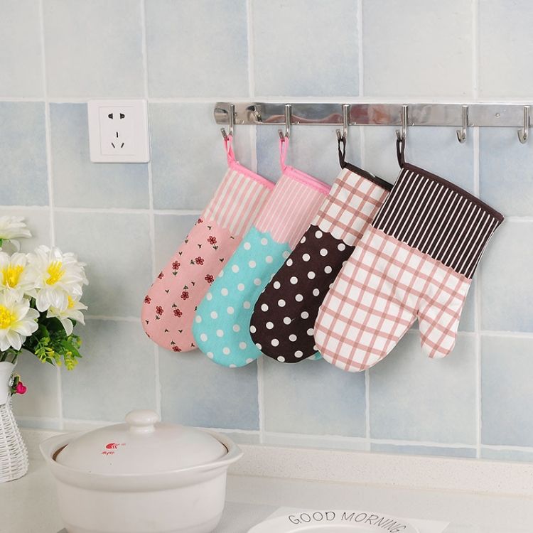 Thickened Anti-scald Baking Glove Multicolor Delivery 2 PCS