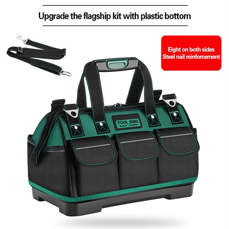 Wear-resistant Oxford Cloth Tool Bag Multi-function Repair Tool Box Hardware Electrician Waist Bag Portable Storage Bag