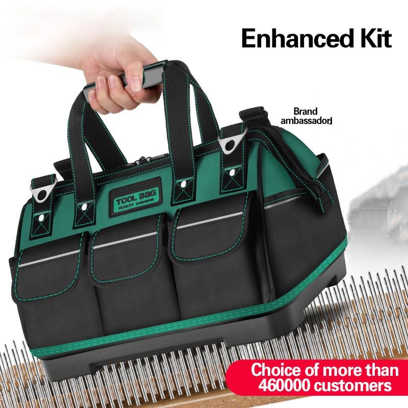 Wear-resistant Oxford Cloth Tool Bag Multi-function Repair Tool Box Hardware Electrician Waist Bag Portable Storage Bag