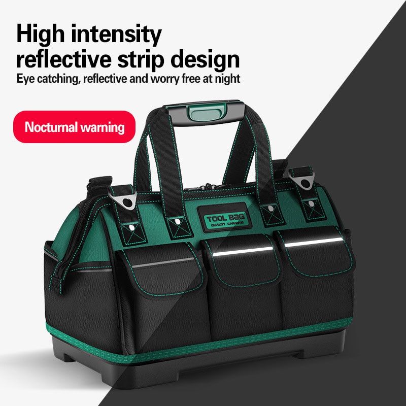 Wear-resistant Oxford Cloth Tool Bag Multi-function Repair Tool Box Hardware Electrician Waist Bag Portable Storage Bag