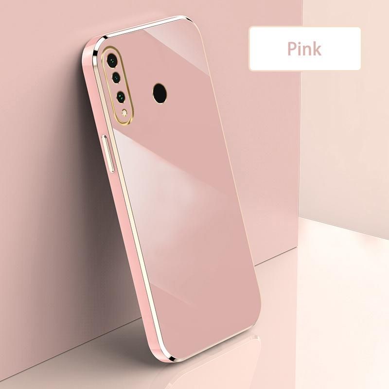 Ultra Thin Plating Phone Case for Huawei Nova 4 Lens Protection soft Phone Back Cover-Pink