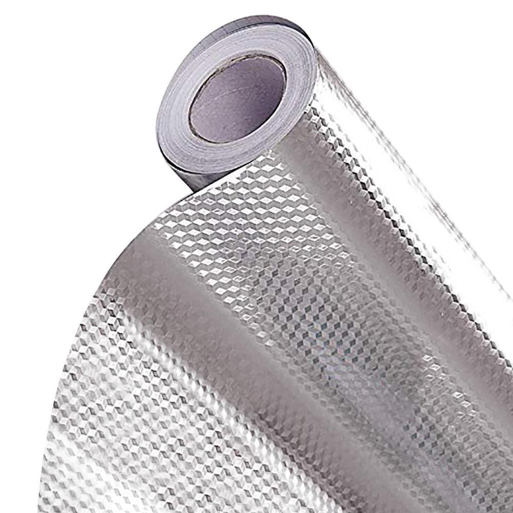 Oil Proof Aluminum Foil Self Adhesive Home Kitchen