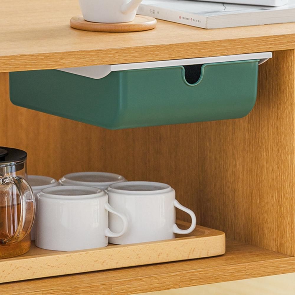 Storage Drawers Self Stick Pencil Tray Desk Table Storage