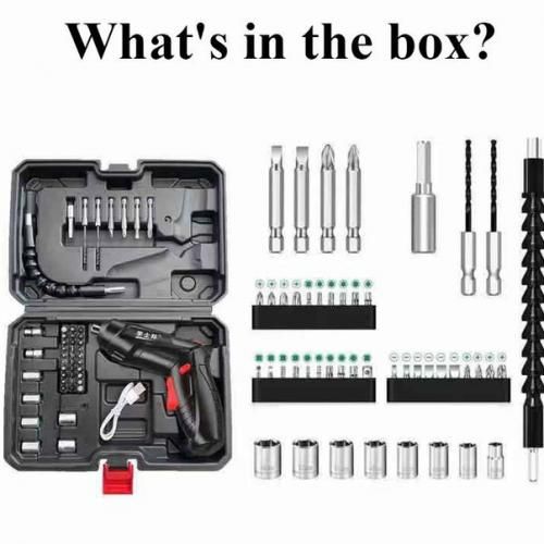 Cordless Drilling Machine - Electric Drilling Gun - Drill