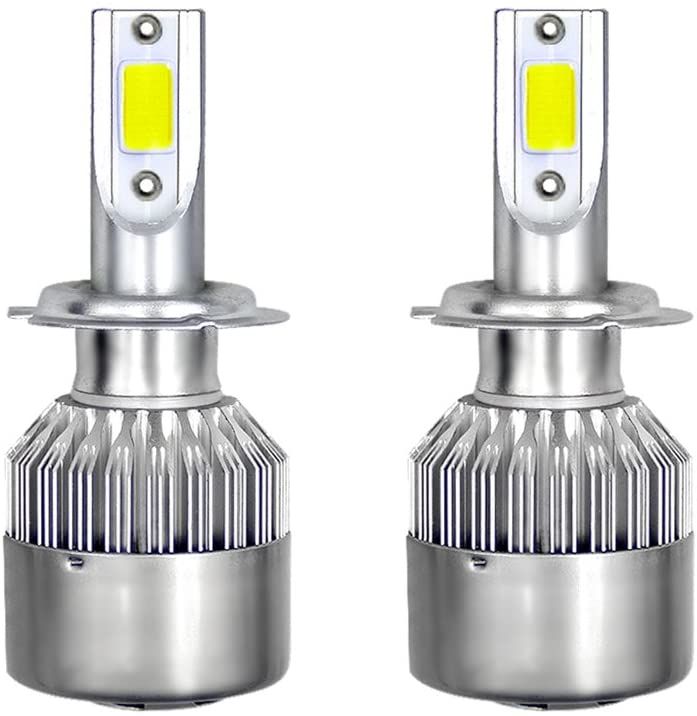 H7  36W 3800lm LED Headlight Pair, 6000K Turbo Light Kit