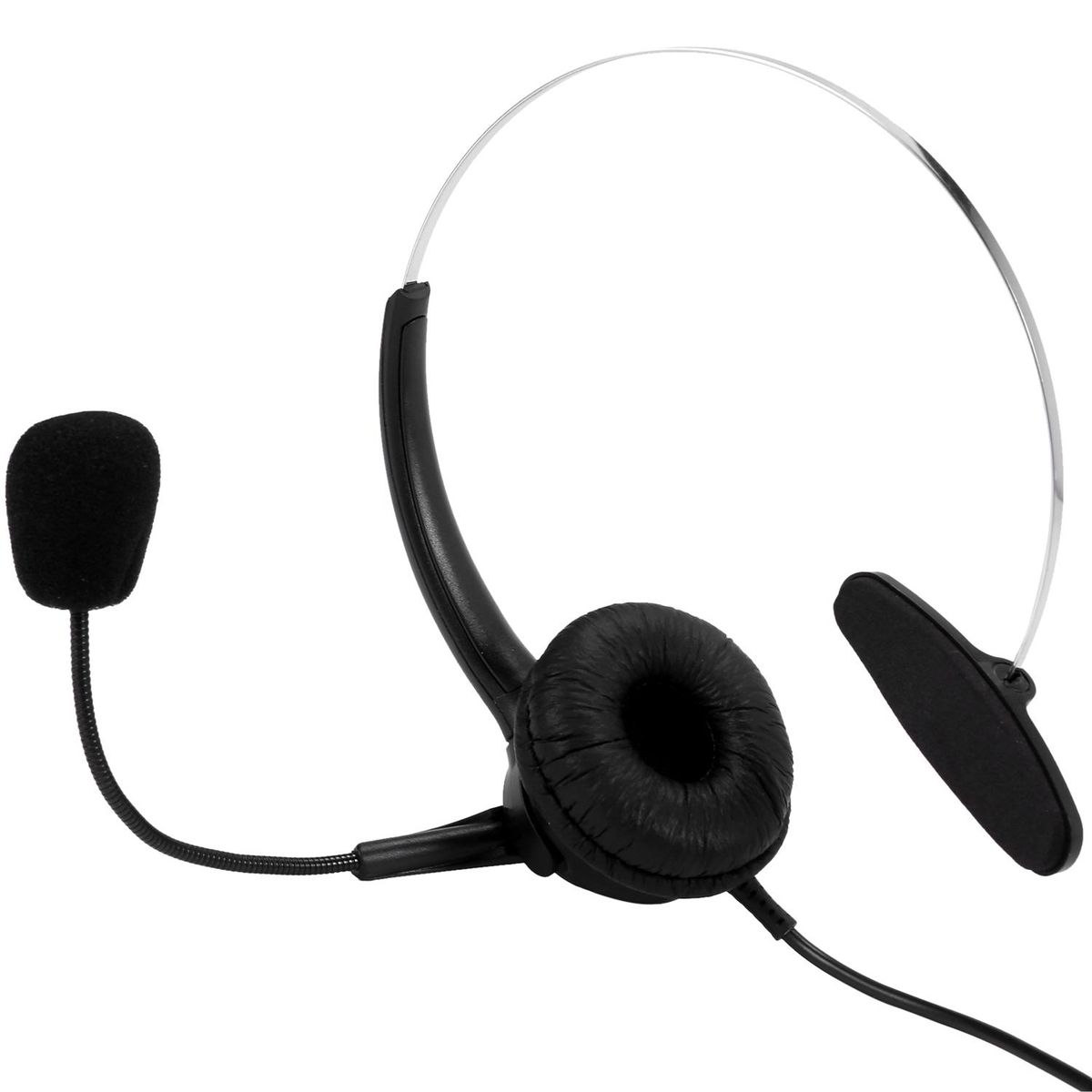 RJ9 Call Center Headphone Monaural Headphone Noise