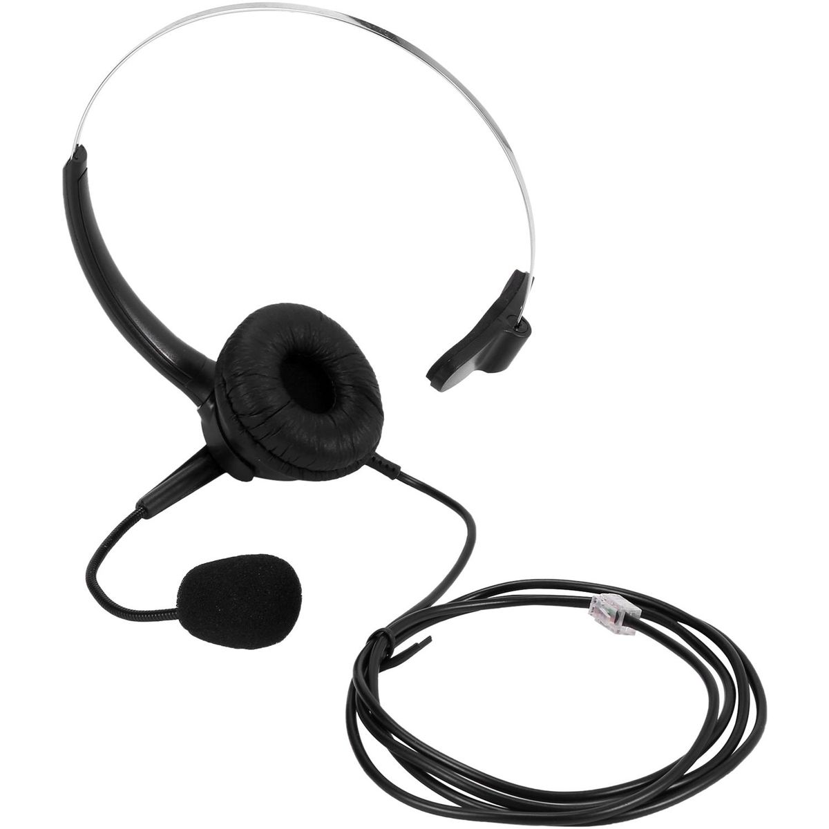 RJ9 Call Center Headphone Monaural Headphone Noise