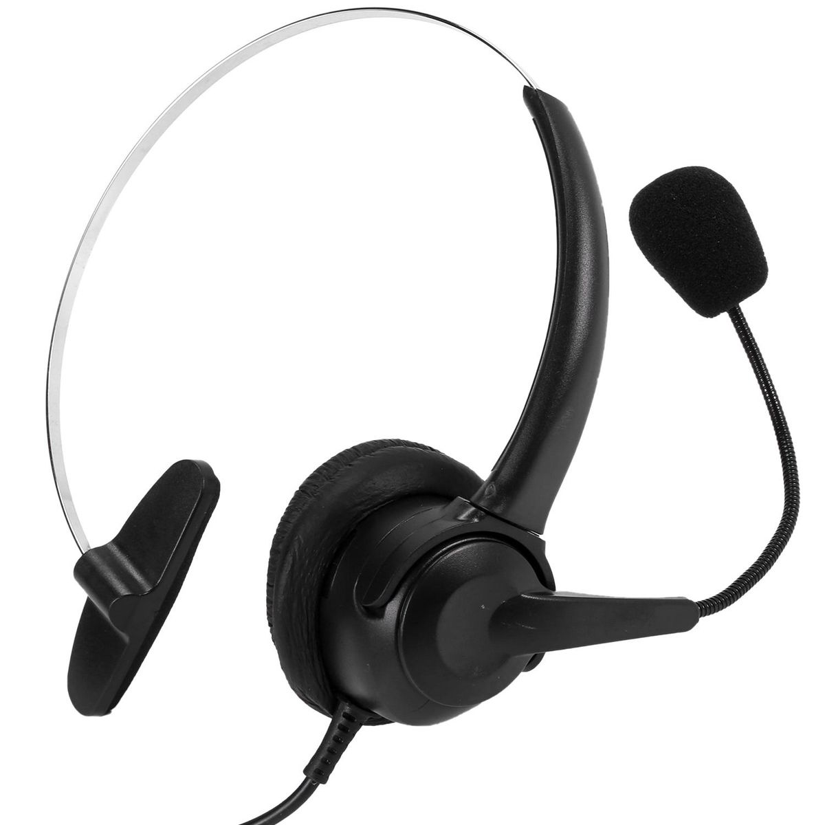 RJ9 Call Center Headphone Monaural Headphone Noise