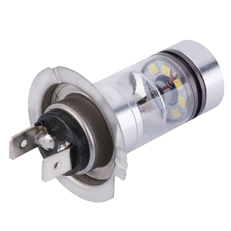 Car Vehicle White H7 100W LED 20-SMD Projector Fog Driving