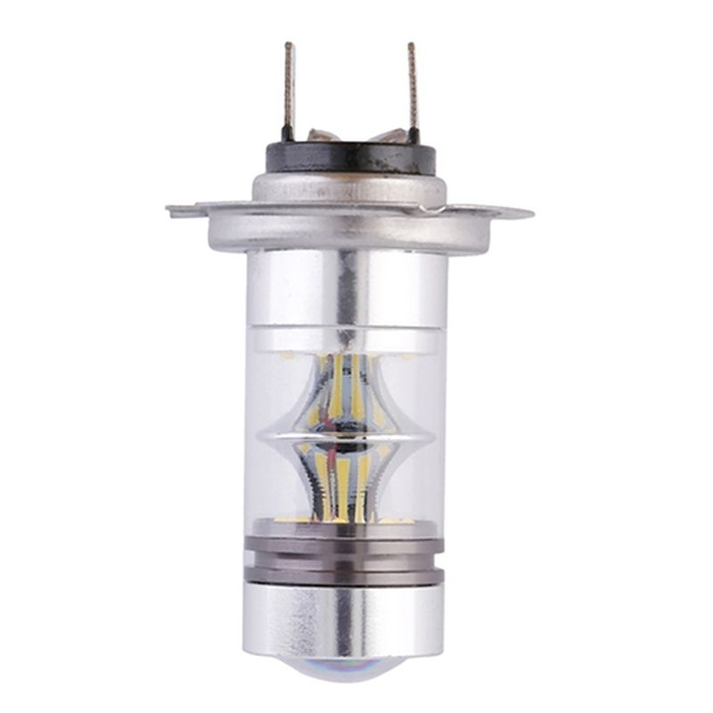 Car Vehicle White H7 100W LED 20-SMD Projector Fog Driving