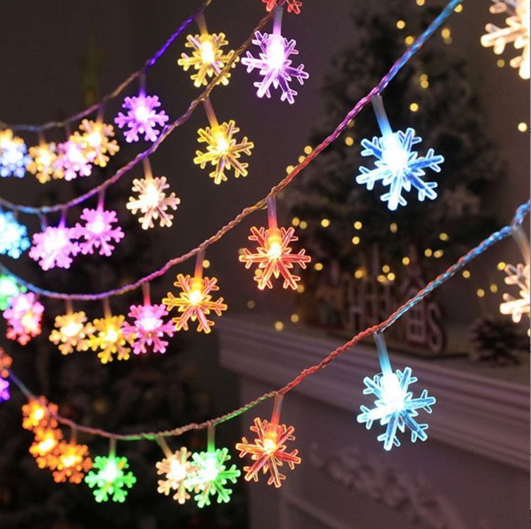 Christmas Light String Led Snowflake Light