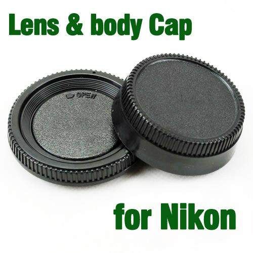 Rear Lens Cover And Camera Body Cap For Nikon D7000 D5100 D5000