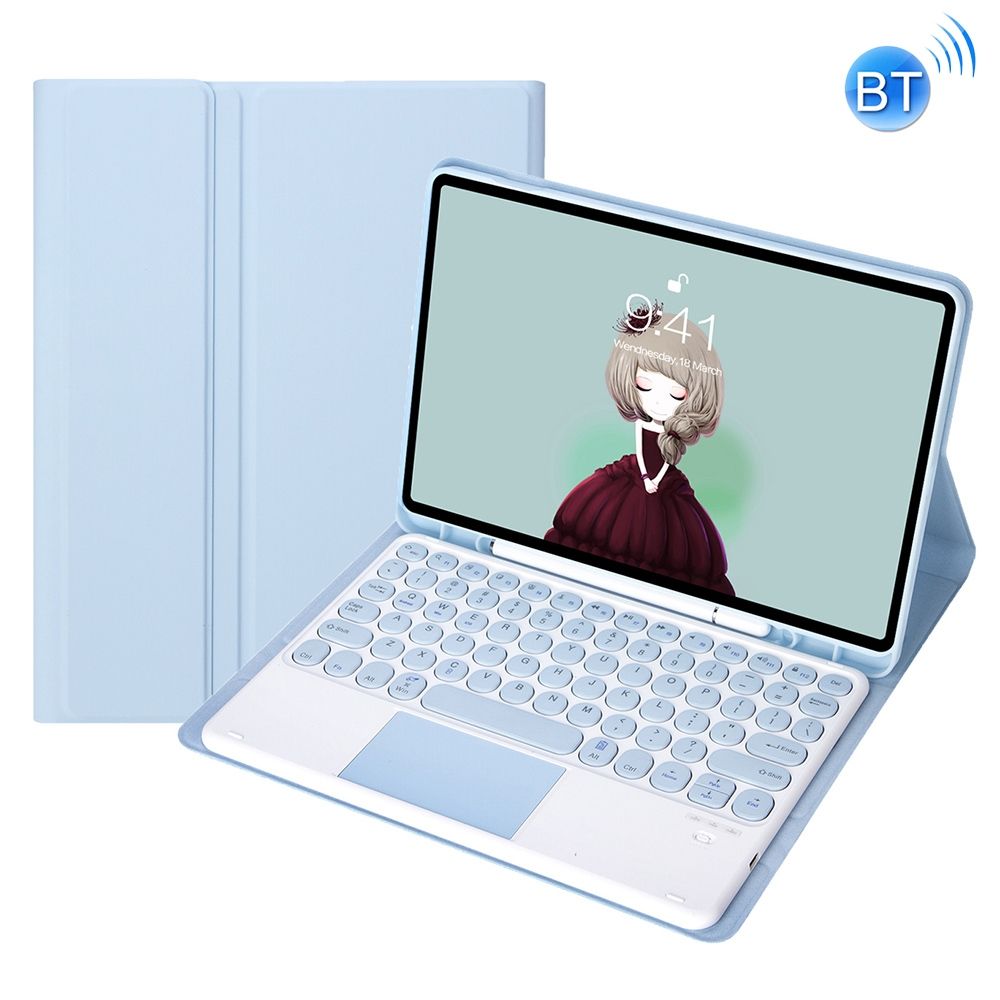 Keyboard + Leather For Samsung Galaxy Tab A8 10.5 2021