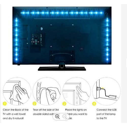 LED Light For TV Backlight USB With Remote
