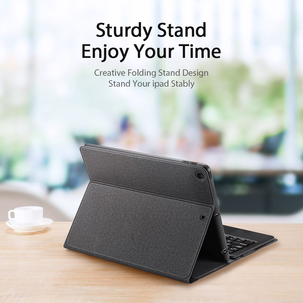 Wireless Bluetooth Keyboard Case For IPad 9th Generation