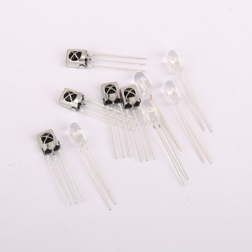 3 Leg Infrared Diode LED IR Transmitter And Receiver Tube 5 Pairs For