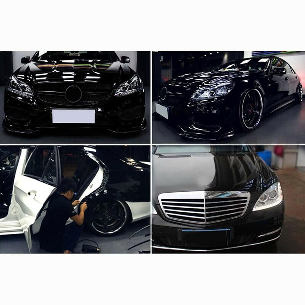 1Pcs High Quality 100x30cm UV Resistant Adhesive High Gloss BlaVinyl Tape Car Wrap Film Protection Waterproof Sticker
