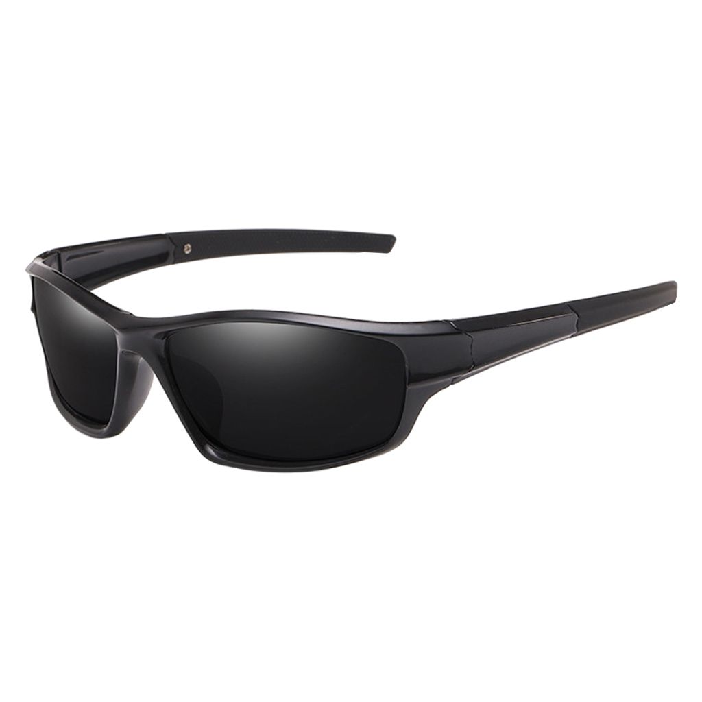 Cycling Polarized  Bike Outdoor Sports AntiUV Sunglasses Black
