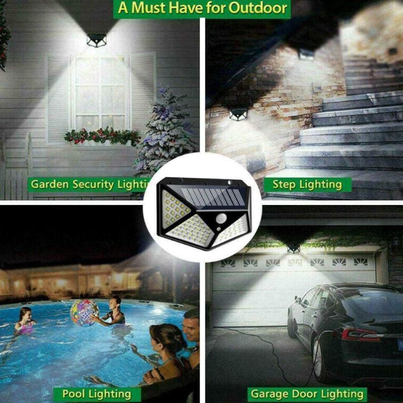 Outdoor LED Waterproof Security Wall Small Night Light Motion Sensor Wall Light (2 Sets)