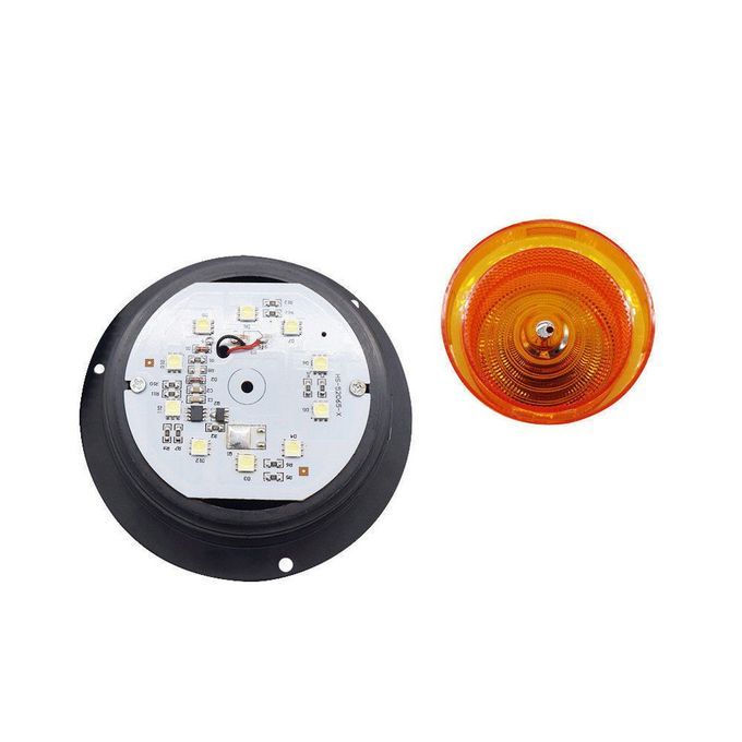 Emergen Y Flash Strobe    Ar Rotating Traffi  Safety Warning Lights-orange