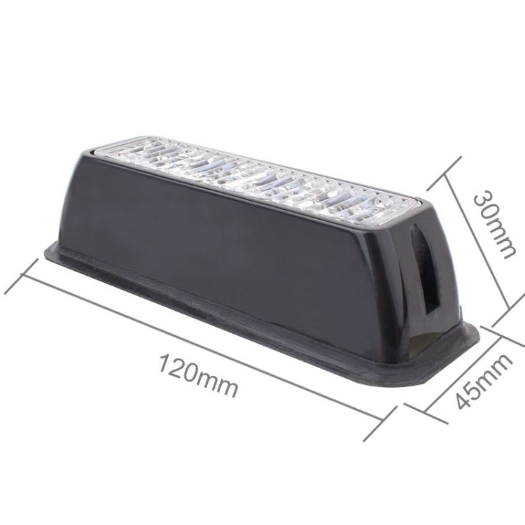 12W 720LM 6500K 3-LED Car Flashing Warning Signal Lamp
