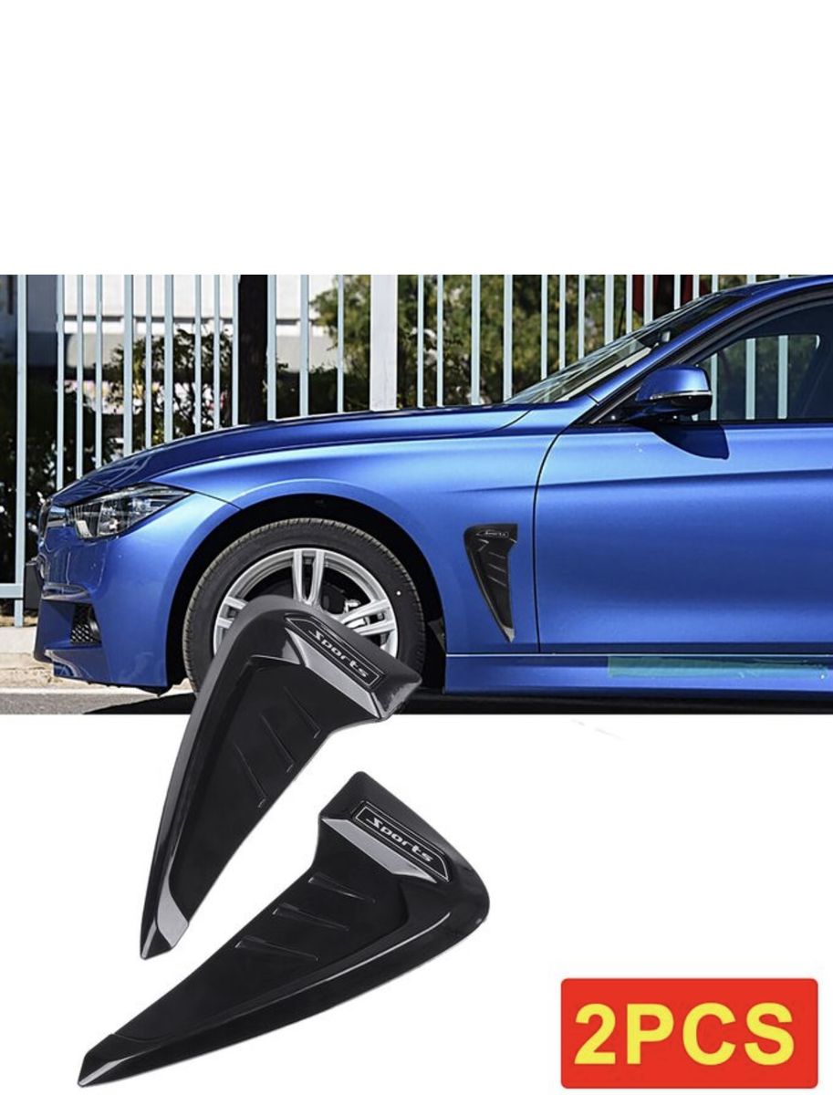 Car-styling Front Fender Side Air Shark Gills Decoration