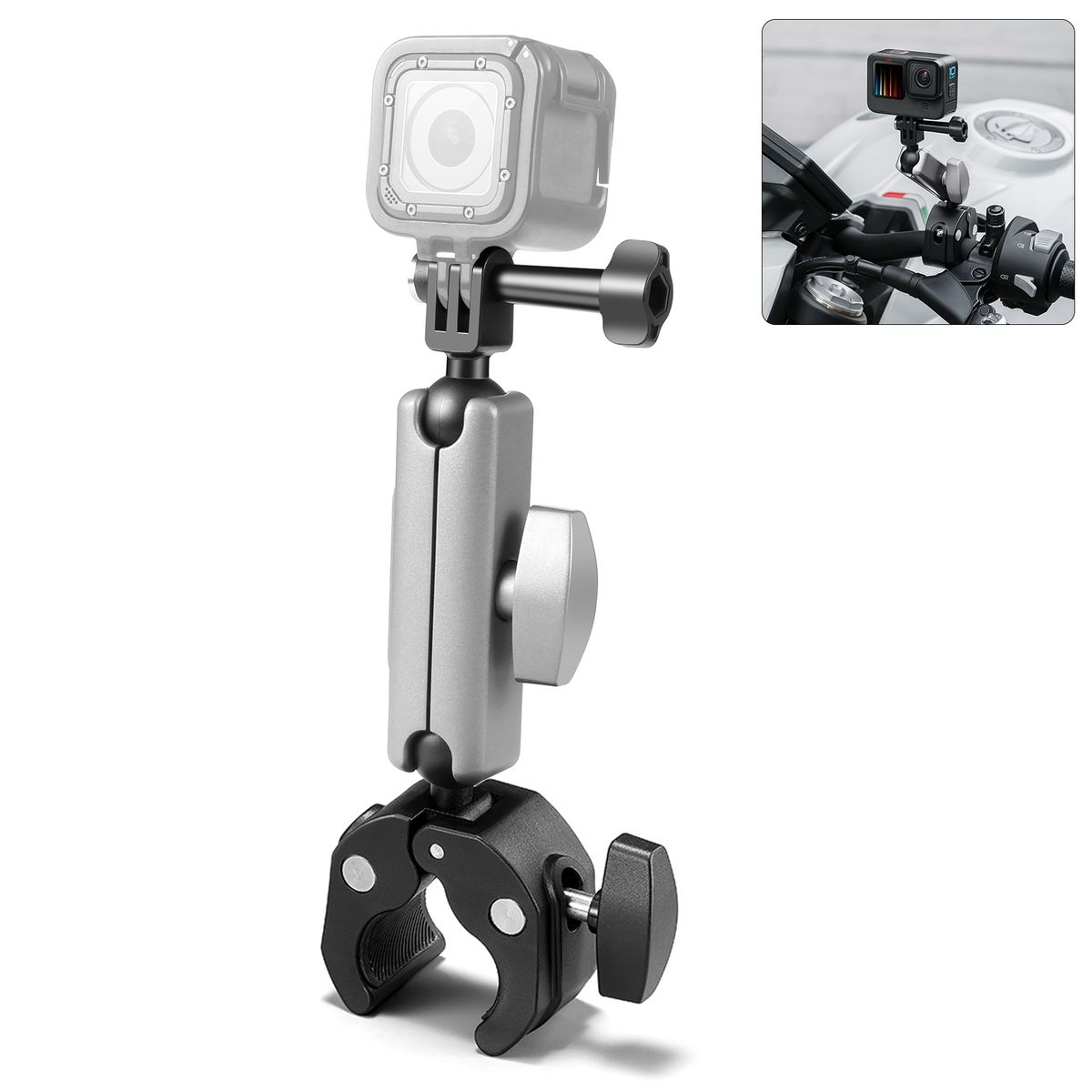 PU867B Camera Mounts Clamp Mount Bicycle Handlebar
