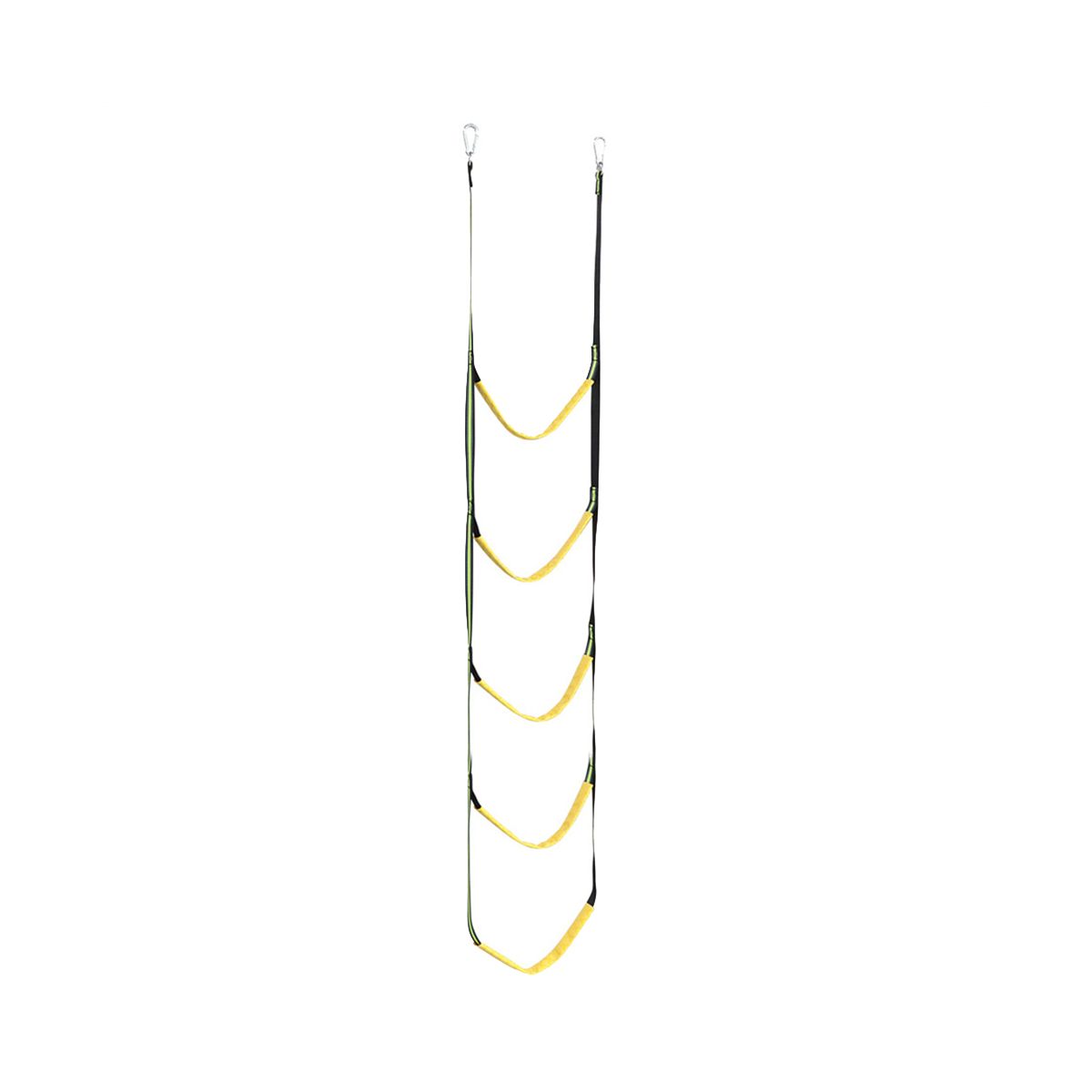 5 Step Boat Rope LadderBoat Rope Ladder ExtensionAssist Boat Folding LadderSwim Ladder for Sailboat KayakYellow