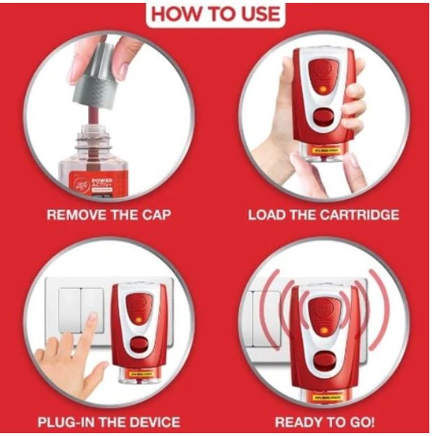 Power Activ+ Electric Liquid Mosquito Repellent X3