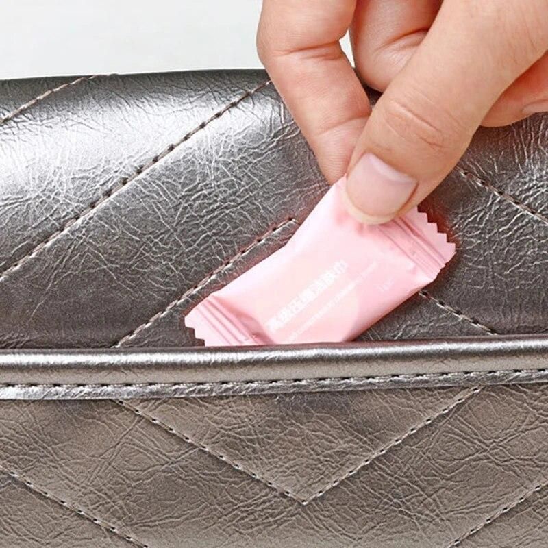 30pcs Disposable Towel Compressed Portable Travel Non-woven Face Towel Water Wet Wipe Outdoor Moistened Tissues Candy Towels