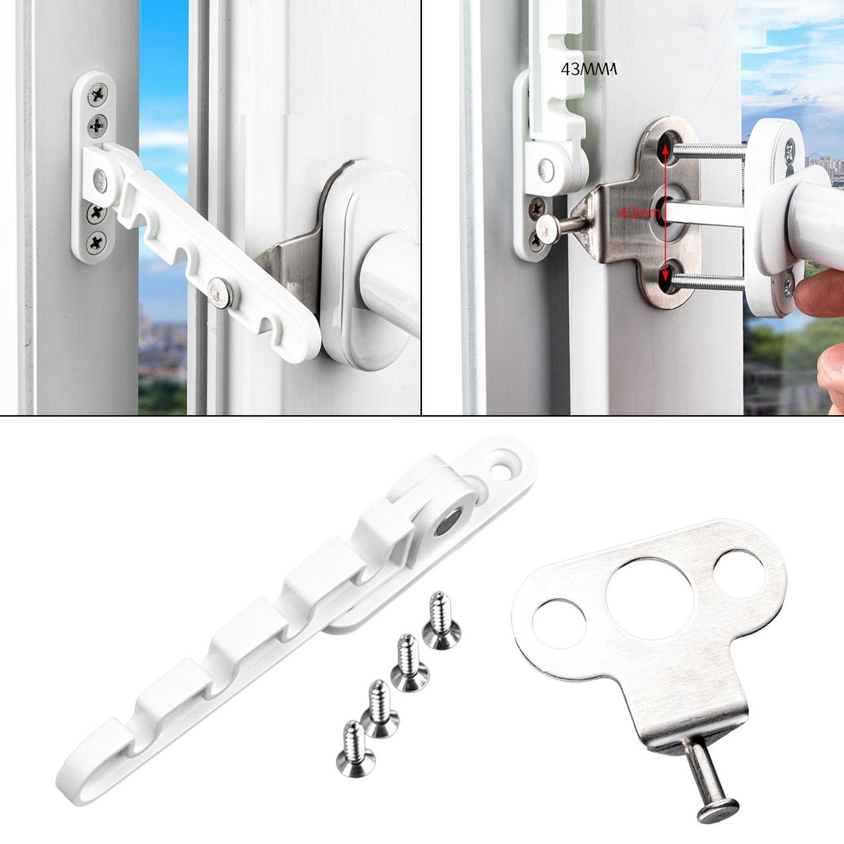 Window Safety Locks, Child Safety Window Stopper Falling