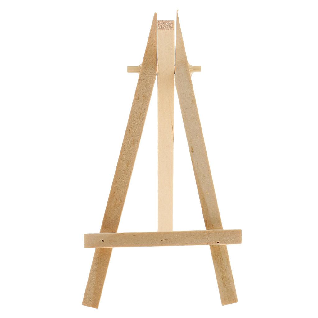 5pcs Mini Wooden Easel Display Painting Stand Card Canvas Holders