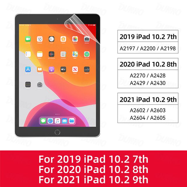 Paper Like Screen Protector Film Matte Painting Write For IPad 9.7 Air 2 3 4 10.5 Pro 11 10.2 7th Gen Mini 4 5(#10.2 7th 8th 9th)