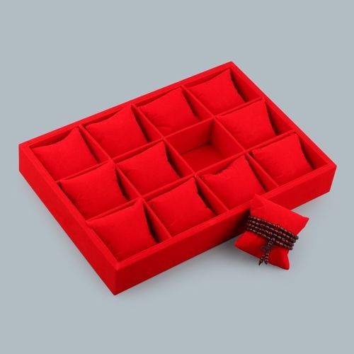 12 Grids Watch Box With Pillow Bracelet Display Tray Box Necklace Earring Container Boxes Case Jewelry Organizer Gift
