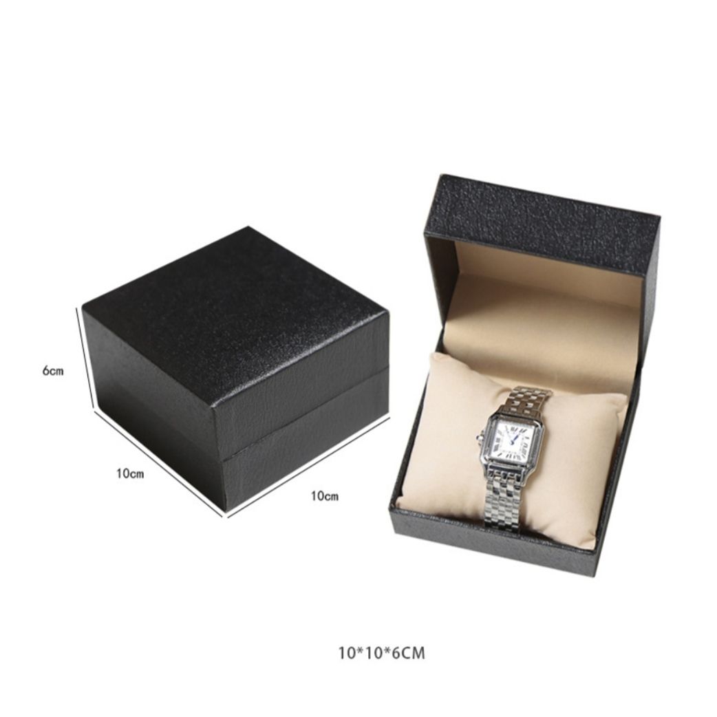 10 Pieces Wrist Watch Storage Box With Pillow Single Watch Gift Cases Jewelry Bangle Bracelet Watch Packaging Gift Box For Men Women Display Organizer