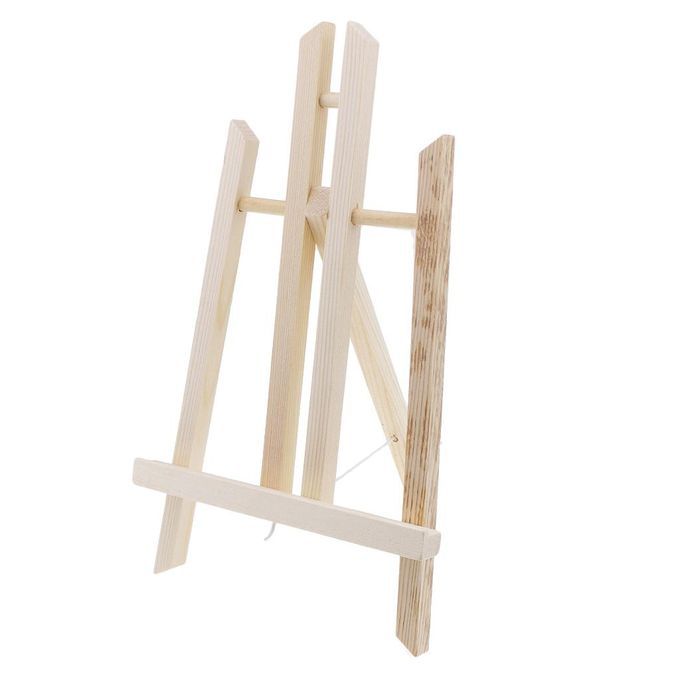 3Pcs Wooden Artist Tabletop Easel For Art Painting Drawing Canvas