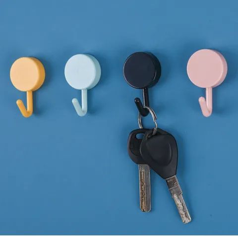 10pcs Adhesive Kitchen Bathroom Wall Bathroom Hangers Hooks