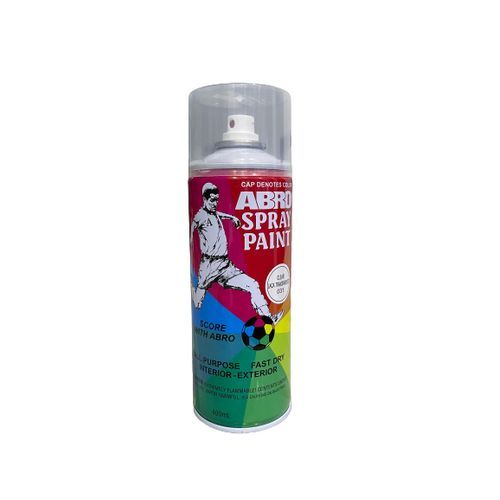 3 PIECES Abro Aerosol Spray Paint - CLEAR