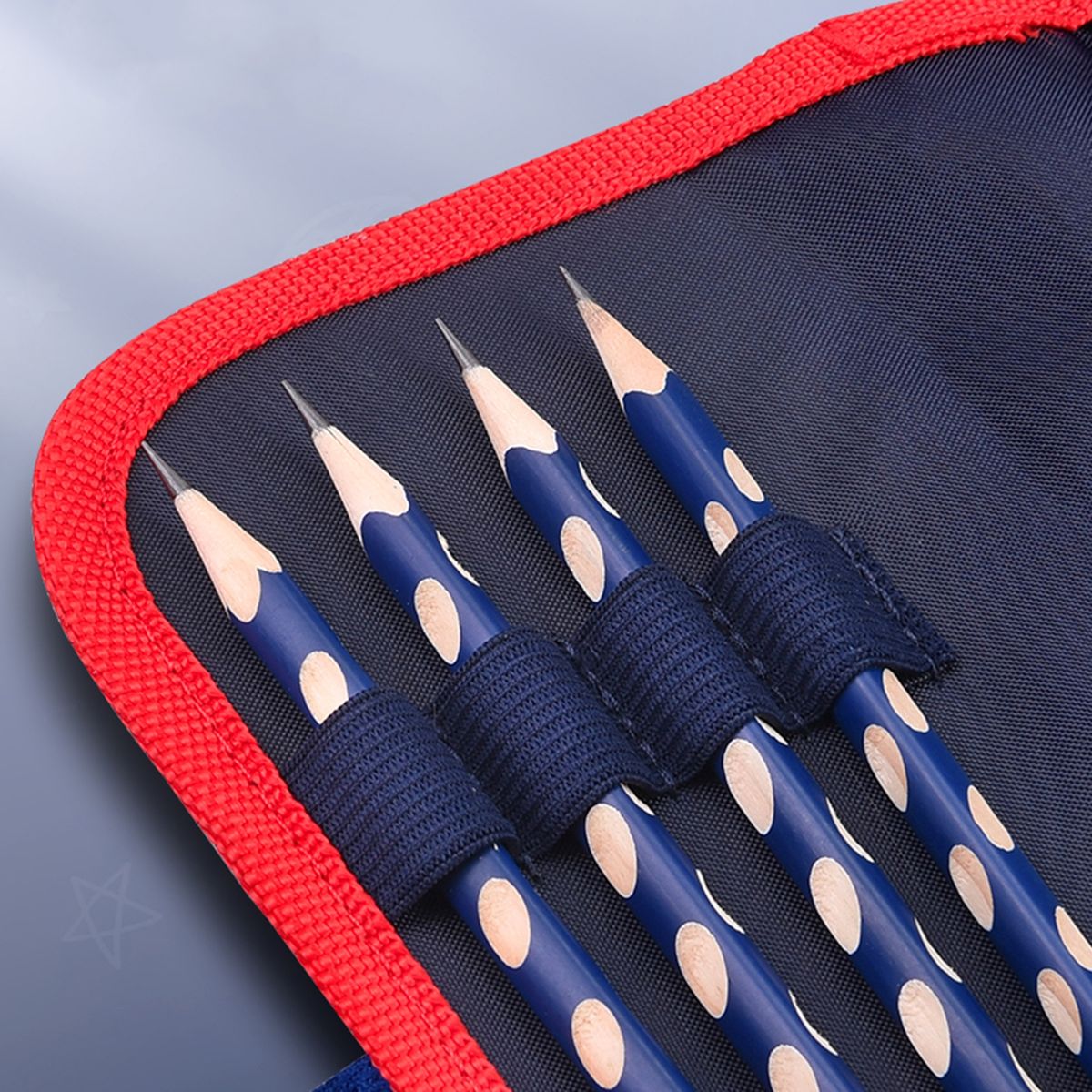 Pencil Case Mesh Pocket Pencil Pouch A