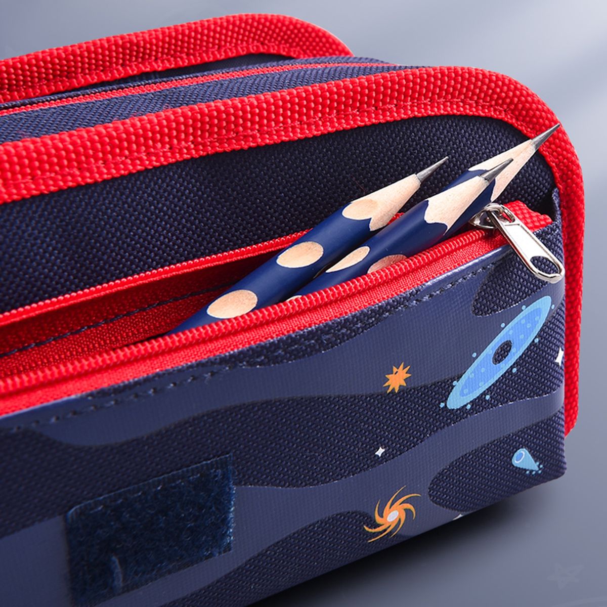 Pencil Case Mesh Pocket Pencil Pouch A