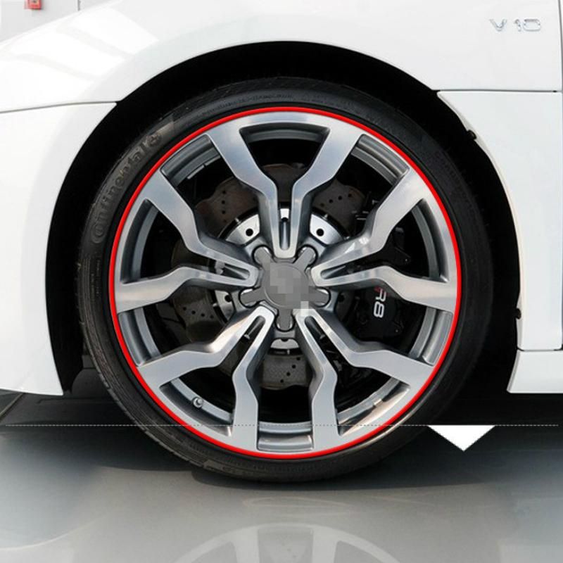 8M / Roll Rim s Car Vehicle Color Wheel Rims Protectors Protect Strip  Car Wheel Sticker Tire Protection Car Care Covers