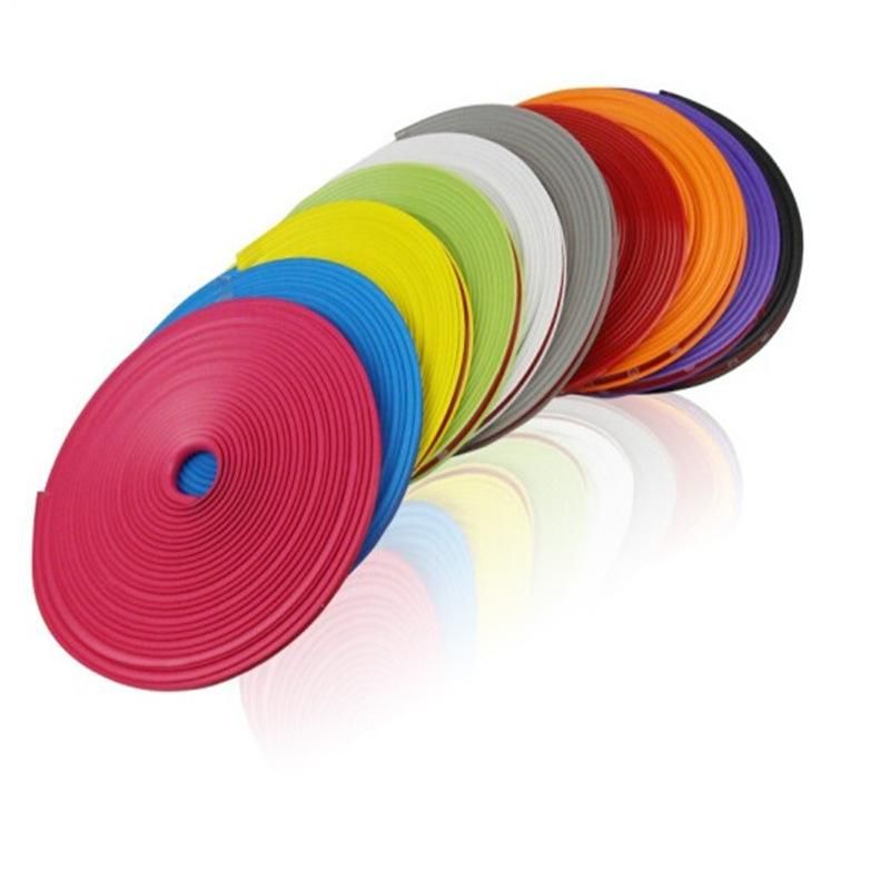 8M / Roll Rim s Car Vehicle Color Wheel Rims Protectors Protect Strip  Car Wheel Sticker Tire Protection Car Care Covers