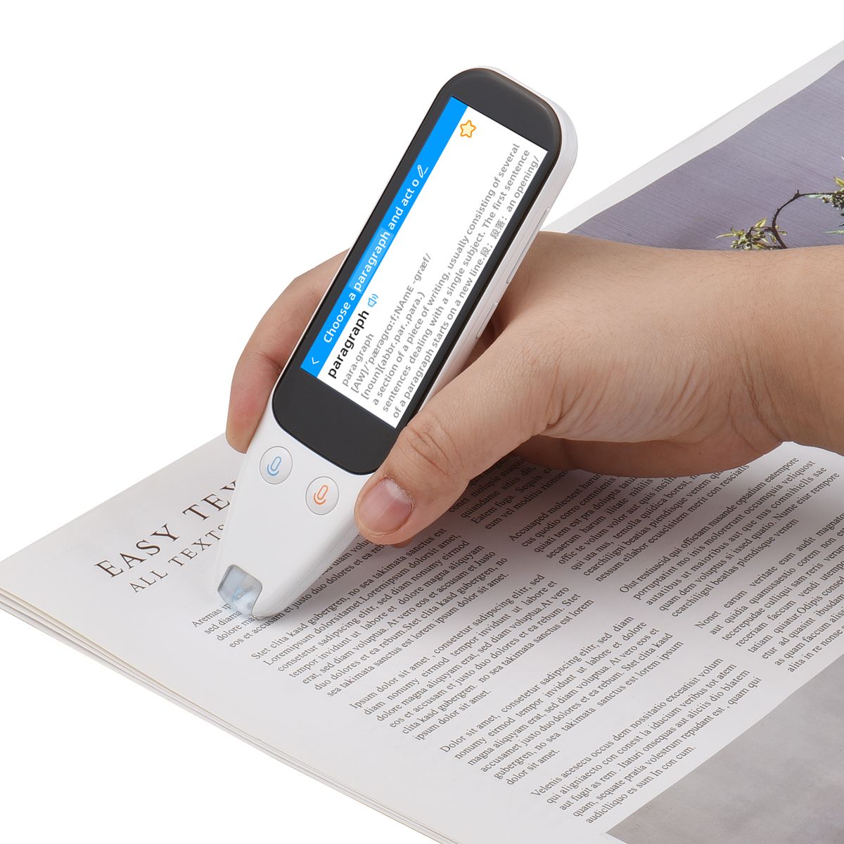 Portable Scan Translation Pen Exam Reader Voice Language