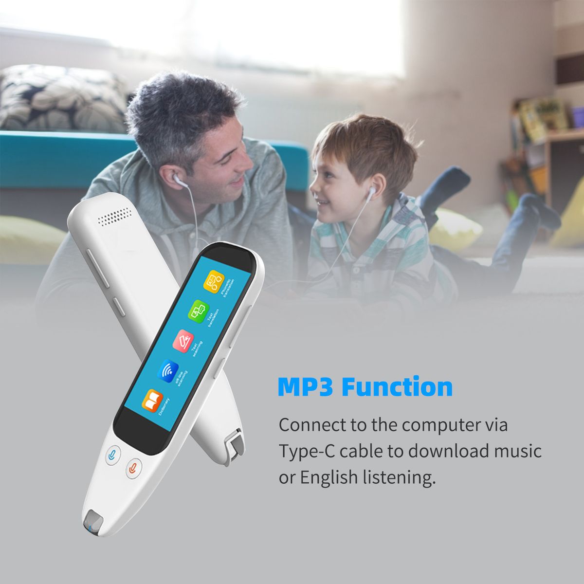 Portable Scan Translation Pen Exam Reader Voice Language
