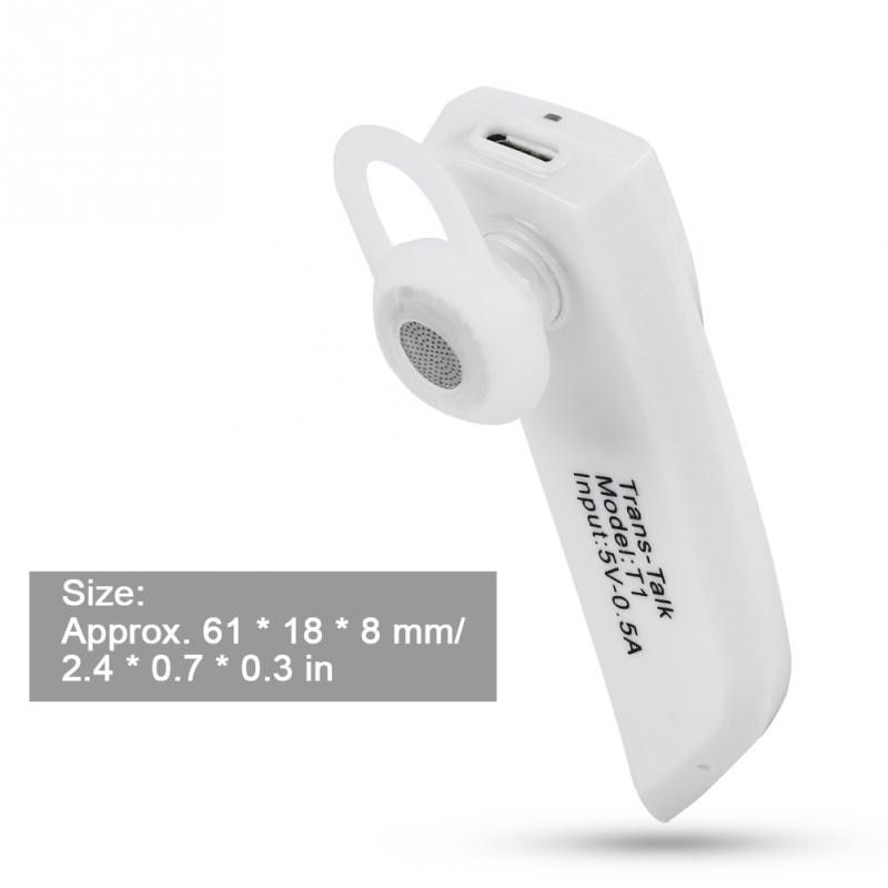 Intelligent 28 Languages Instant Portable Translator Earphone Voice Device Smart   Headset New ASQOA